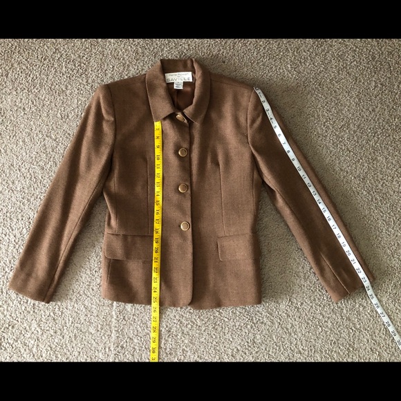 🌹Rena Rowan Saville 100% Worsted Wool Blazer 8🌟 - Picture 3 of 13